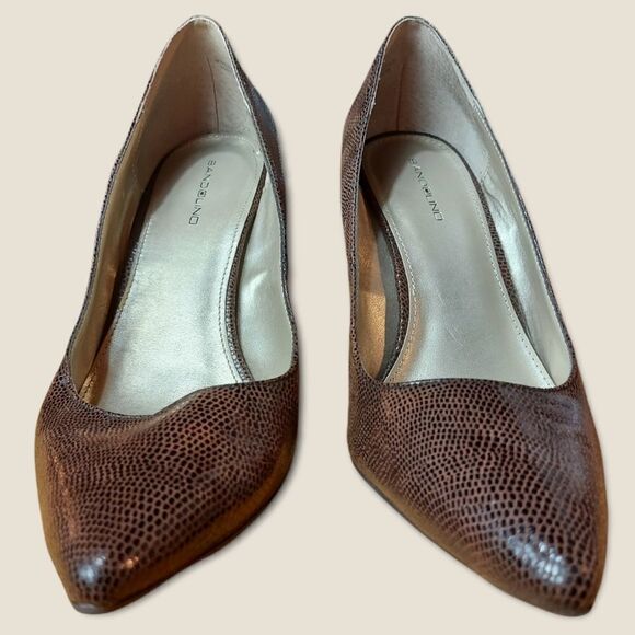 🌼4/$30 Bandolino Fairbury Brown Animal Print Pointed Toe Pumps Size 10 - Picture 6 of 10